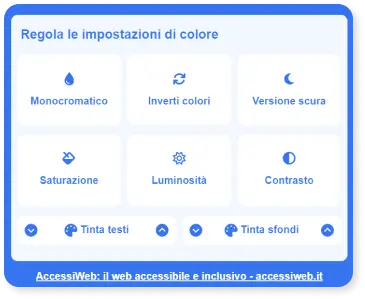 Widget AccessiWeb: il widget per l'accessibilità web